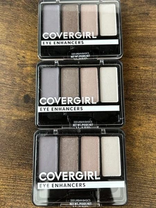3 Pack New Covergirl Eye Enhancers 220 Urban Basics Eye Shadow Quad - Picture 1 of 3