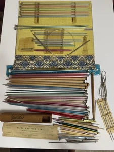 Agujas de tejer vintage, ganchos de ganchillo, etc. - Imagen 1 de 7