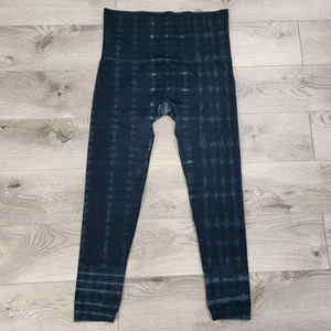 Spanx High Waisted Seamless Leggings Women's Plus Size 3X/3TG Dark Green Multi - Picture 1 of 5