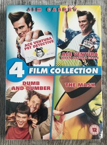 Jim Carrey - 4 Film Collection on DVD | Ace Ventura, The Mask Etc | New & Sealed - Picture 1 of 3