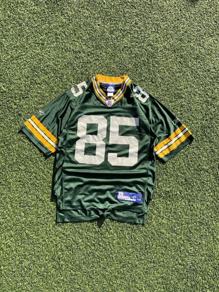Camiseta deportiva vintage Reebok On Field Greg Jennings Green Bay Packers pequeña para hombre Foto 1 de 4