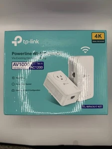 TP-Link Powerline AV1000 Wi-Fi Extender (TL-WPA7617KIT) - Afbeelding 1 van 4