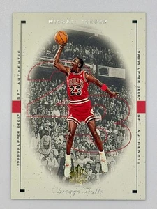 1998-99 SP Authentic #2 Michael Jordan Chicago Bulls - Bild 1 von 2