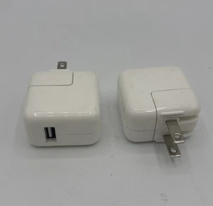 2-Apple 12W USB Power Adapter OEM  Wall Charger A1357 for iPhone, iPad, and iPod - Picture 1 of 6