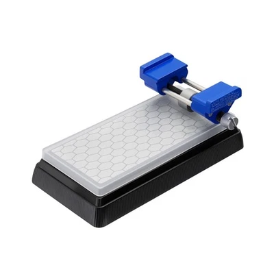 Diamant Doppelseitiger Schleifstein Set mit Abziehführung Körnung 400/1000 - Bild 1 von 4