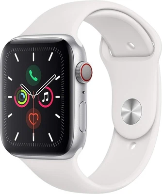 Apple Watch Series 5 Aluminum 40mm A2094 (GPS + Cellular) Silver (Excellent) - Image 1 of 3
