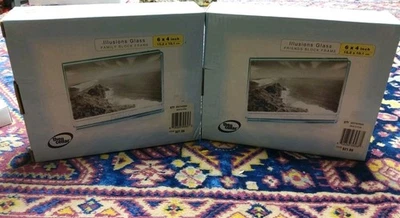  Glass Block Picture Frames, Friends, Family  4 x 6 - Image 1 of 4