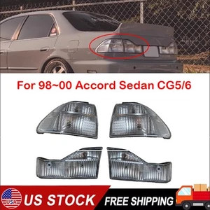 Full Tail Lights Clear Lens Brake Turn Signal Lamp For 98~00 Accord Sedan CG5/GL - Bild 1 von 11