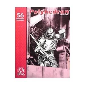 TSR Polyhedron #56 "Winter Holiday - AD&D Adventure, Boot Hill Town Cr Mag VG+ - Bild 1 von 1