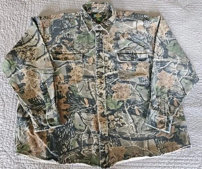 Cabelas Mens Long Sleeve Heavy Shirt 2XL Seclusion 3D Camo Hunting Shacket - Image 1 of 4