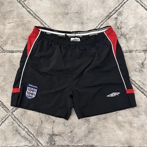 England Umbro 2001/03 GK Football Shorts - XL Boys (XS Mens) Away Training - Picture 1 of 7