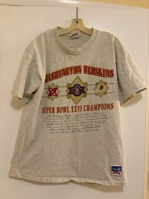 Vintage Washington Redskins Shirt Mens  XL NFL Football Super Bowl XXVI 90s - Image 1 of 4