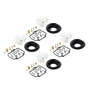 4X Kit de reparación de carburador Carb membrana flotante para Suzuki GSX-R 750 GSXR750W - Imagen 1 de 4
