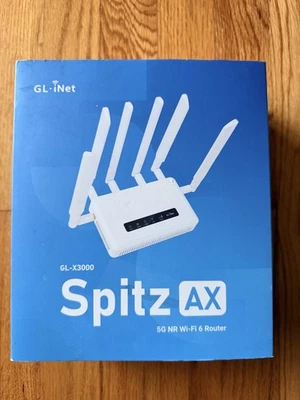 GL-X3000   Spitz AX  Cellular Gateway 5G Router for House & RV Wi-Fi 6 - Image 1 of 4