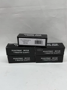 5 DARICE 6084B Replacement Electric 7 Watt Clear Candle Bulbs Candelabra 120V - Picture 1 of 1