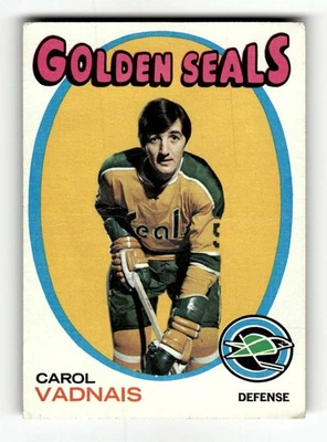 1971-72 Topps #46 Carol Vadnais - Image 1 of 2