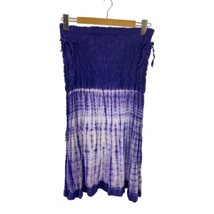 me ISSEY MIYAKE Rock Blumenkohlfarbe blau Polyester gemustert MI82FG551 - Bild 1 von 7