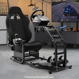 Marada Supporto Per Simulatore Di Corse Con Sedile Per Logitech G920 G923 G29 - Picture 1 of 20