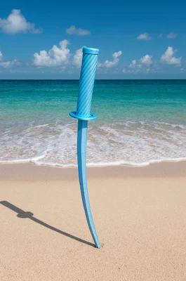 Espada de juguete Katana impresa en 3D réplica 1:1 utilería cosplay disfraz accesorio samurai Foto 1 de 4