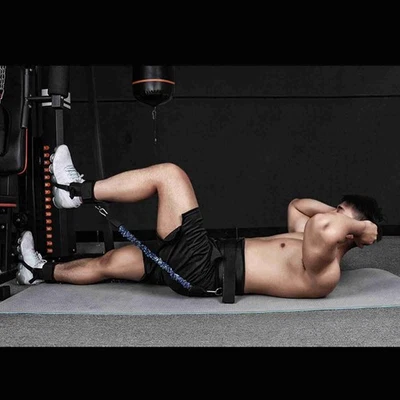 Vertical Jump Trainer Leg Strength Resistance Bands Set For Basketball Football - Image 1 of 4