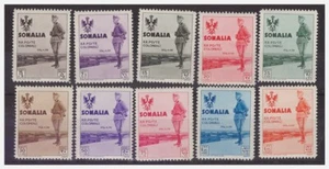 SOMALIA 1935 - BESUCH DES KÖNIGS SERIE NEU ** POSTFRISCH - Bild 1 von 1