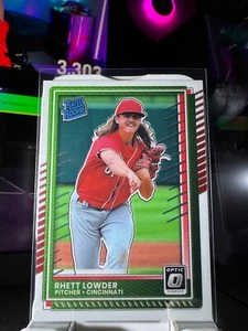 2025 Donruss Optic - Rhett Lowder #74 Cincinnati Reds - Bild 1 von 2