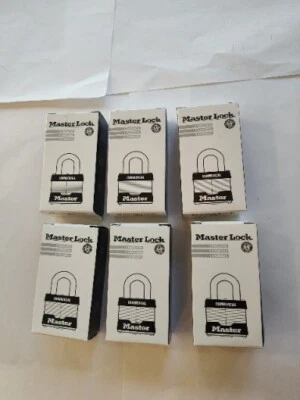 Master Lock 3Kalhred-0630 Lockout Padlock,Ka,Red,1-1/4"H LOT Of 6 - Image 1 of 4