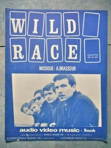1966 R&B/Mod/Northern Soul sheet music ANDRÉ BRASSEUR -Wild Race *Hammond instro - Picture 1 of 3