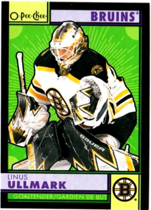 LINUS ULLMARK 22-23 O PEE CHEE RETRO BLACK BORDER 9/100 SP 2022-23 # 433 BRUINS - Picture 1 of 2