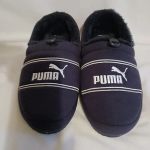 Puma, Tuff Mocc, Men's, Blue, Fur Lined, Indoor/Outdoor Slippers, Size 9 - Picture 1 of 17