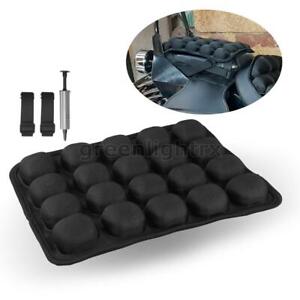 Motorcycle Seat Cushion Pillow Air Pad Saddle Cover Pressure Relief Universal