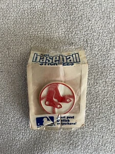 Boston Red Sox 1960's logo peel & stick rubber stickee in orig. package Fleer - Picture 1 of 6