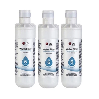 3PACK LG-LT1000P ADQ747935 Genuine Refrigerator Water Filter Replacement A+++ - image 1 of 4