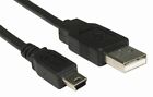 Genuine rhinocables USB 2.0 A Male to Mini B 5 pin Data Cable Lead black 50cm,