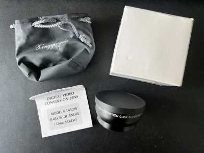 Digital Concepts 0.45x Wide Angle Lens 52mm with Macro Japan Optics - READ - Image 1 of 4
