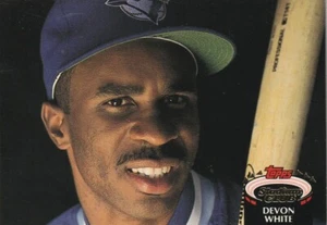 FREE SHIPPING-MINT-1992 Topps Stadium Club Devon White #41 PLUS BONUS CARDS - Picture 1 of 1