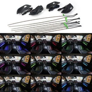 For BMW 5 Series F10/ F11 Car Interior Led Ambient Door Light Stripes 9 Col - Picture 1 of 12