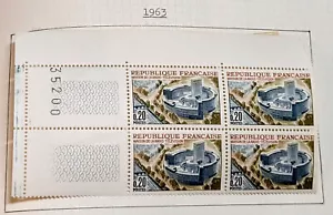 Radio & Television Center in Paris Block of 4 Mint Stamps Issued in 1963 - Picture 1 of 1