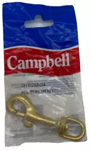 7625604 CampBell 3/8" Schraube Snap Quick Swivel Oval Eye Bronze poliert 5025B - Bild 1 von 4
