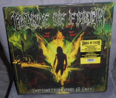 Cradle of Filth - Damnation and a Day LP BRAND NEW Yellow Vinyl Limited Edition - Image 1 of 2
