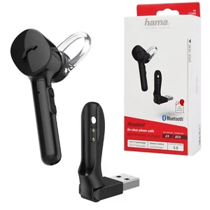 Hama Mono Bluetooth Headset MyVoice mit USB Docking Chat Telefonie für Handy PC - Bild 1 von 9