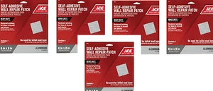 (5) Lot of 5 Self-Adhesive Dry Wall Repair Patch Kits ~ 8" x 8" ~ Aluminum - Picture 1 of 1