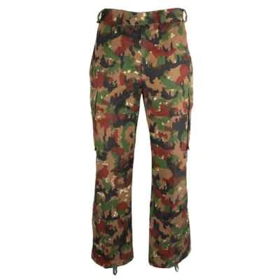 NOTAPPLICABLE Original Swiss Army M83 Alpenflage Camo Summer Trousers - Genuine New Old Stock