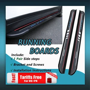 2PCS Fits for Ford Explorer 2020-2025 Side Step Pedal Nerf Bar Running Boards - Picture 1 of 16