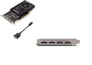 5GB HP 1ME41AT nVIDIA Quadro P2000 4x DP PCI-E x16 Graphics Card - Picture 1 of 1