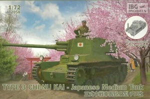 Modelos IBG 1/72 Tipo 3 Chi-Nu Kai Tanque Medio Japonés - Picture 1 of 1