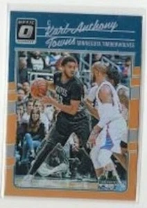 2016/17 PANINI DONRUSS OPTIC KARL-ANTHONY TOWNS ORANGE PRIZM (139/199) - Picture 1 of 1