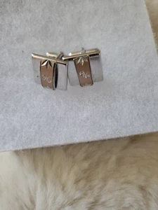 GEMELOS DE PLATA SWANK VINTAGE - Imagen 1 de 2