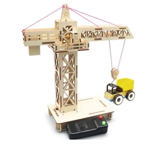 Diy Tower Crane Model Kit – Stem Building Toy for Kids, Educational Gift - Picture 1 of 24