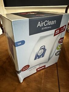 Genuine Miele AirClean XL Pack 3D Type GN Vacuum Cleaner Bags 8 Bags & 4 Filters
